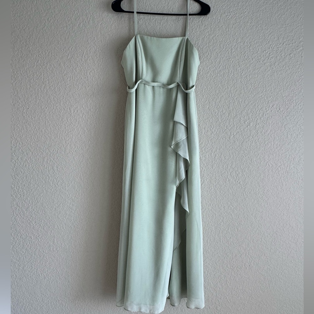 Azazie Dusty Sage Junior Dress